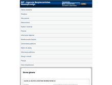 Tablet Screenshot of bip.abw.gov.pl